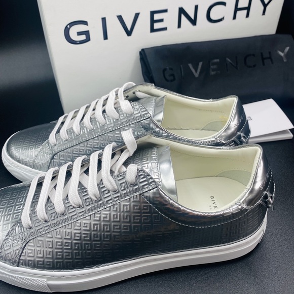 Authentic Women’s Urban Street Monogram Metallic Leather Sneakers SIZE 37 - Picture 5 of 9